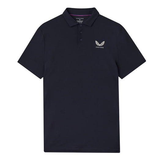 Castore Essential Short Sleeve Golf Polo - Navy / Alloy Navy / Alloy M