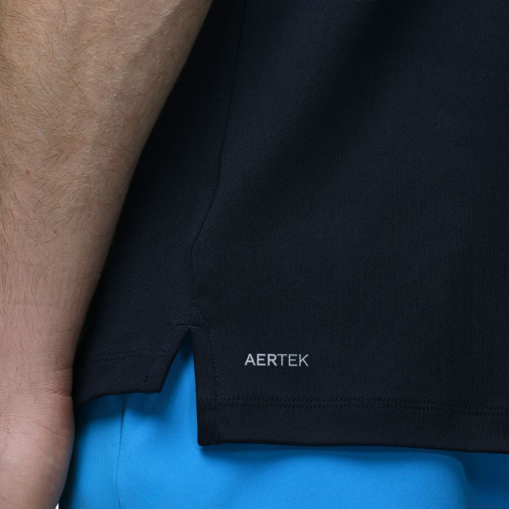 Castore Essential Short Sleeve Golf Polo - Navy / Alloy