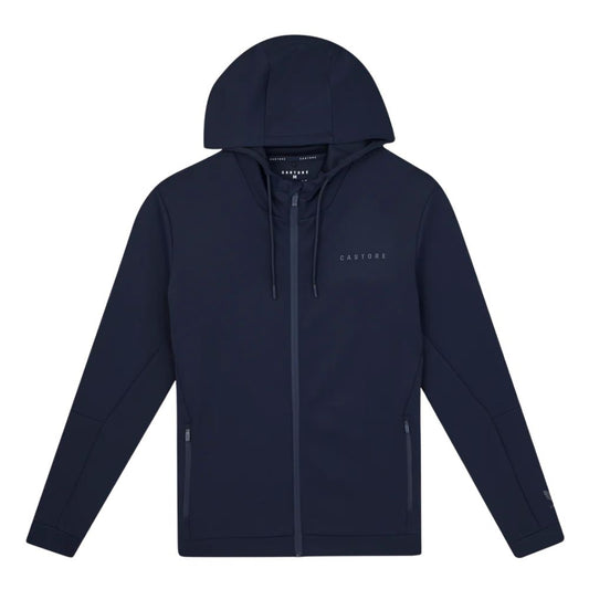 Castore Flex Long Sleeve Full Zip Golf Hoodie - Navy / Pewter Navy / Pewter M