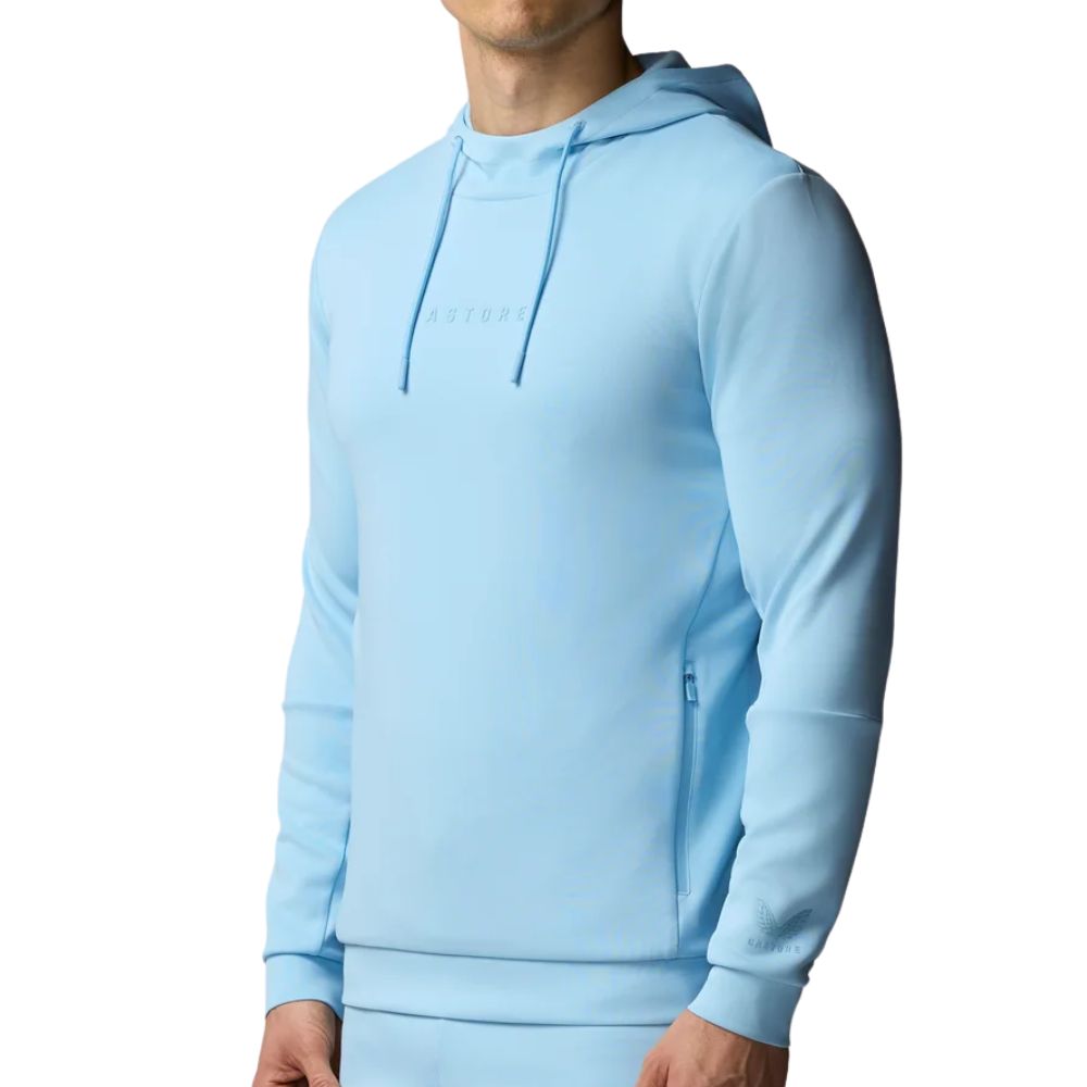 Castore Flex Long Sleeve Golf Hoodie - Airy Blue