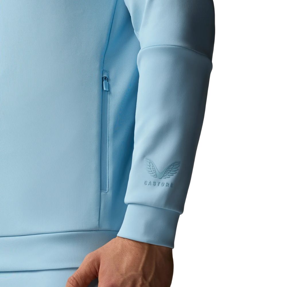 Castore Flex Long Sleeve Golf Hoodie - Airy Blue