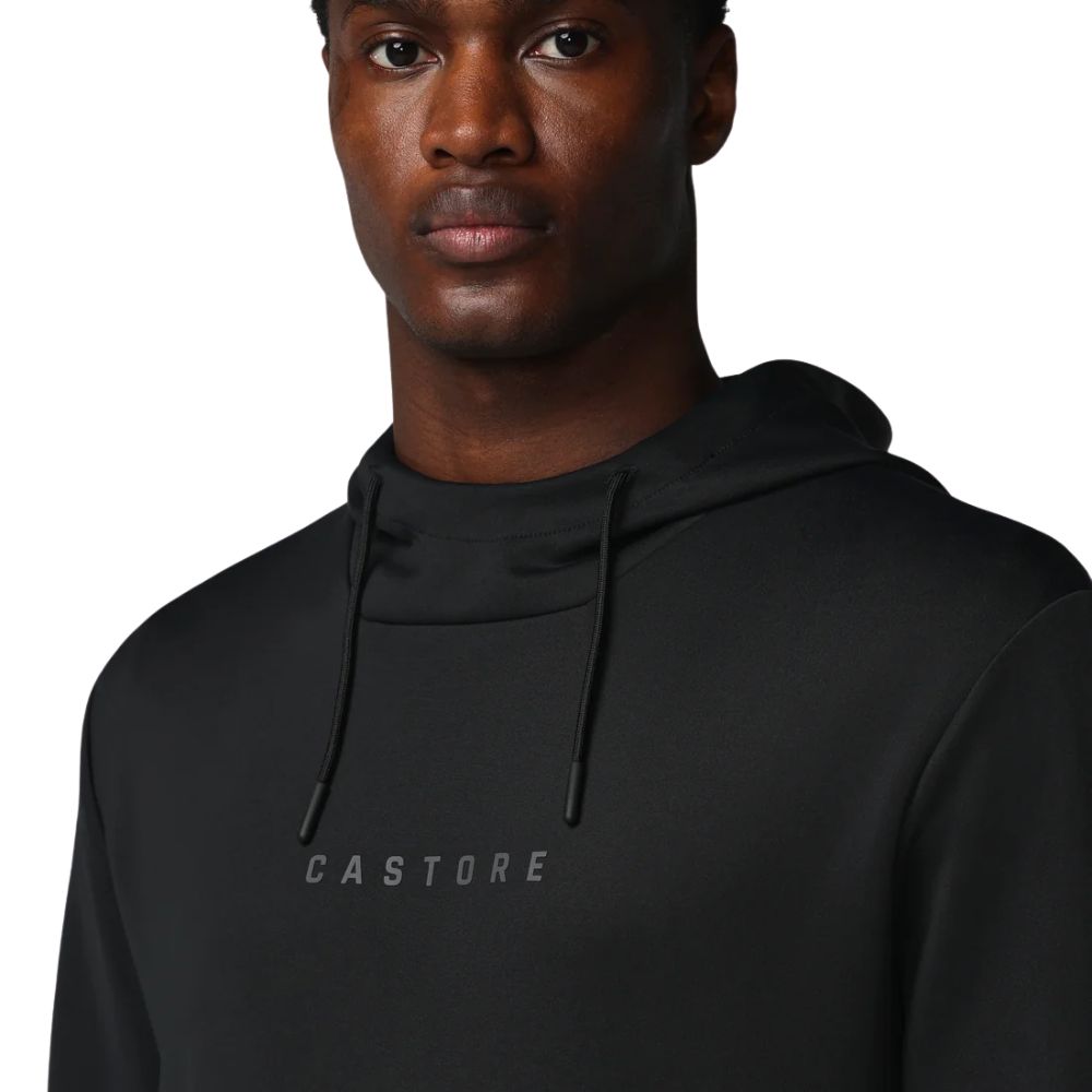 Castore Flex Long Sleeve Golf Hoodie - Black / Gunmetal