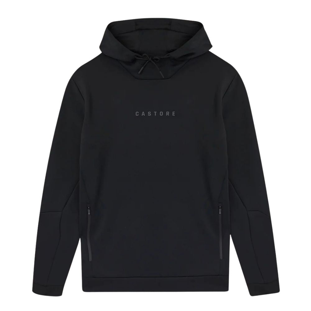 Castore Flex Long Sleeve Golf Hoodie - Black / Gunmetal Black / Gunmetal M