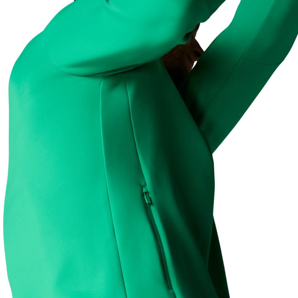 Castore Flex Long Sleeve Golf Quarter Zip Sweatshirt - Green / White
