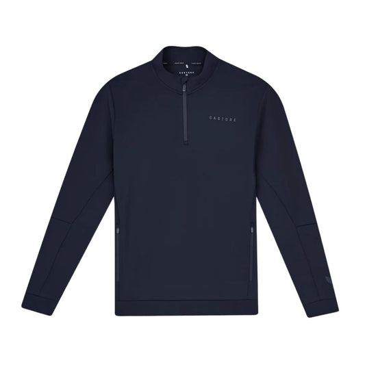 Castore Flex Long Sleeve Golf Quarter Zip Sweatshirt - Navy / Pewter Navy / Pewter M
