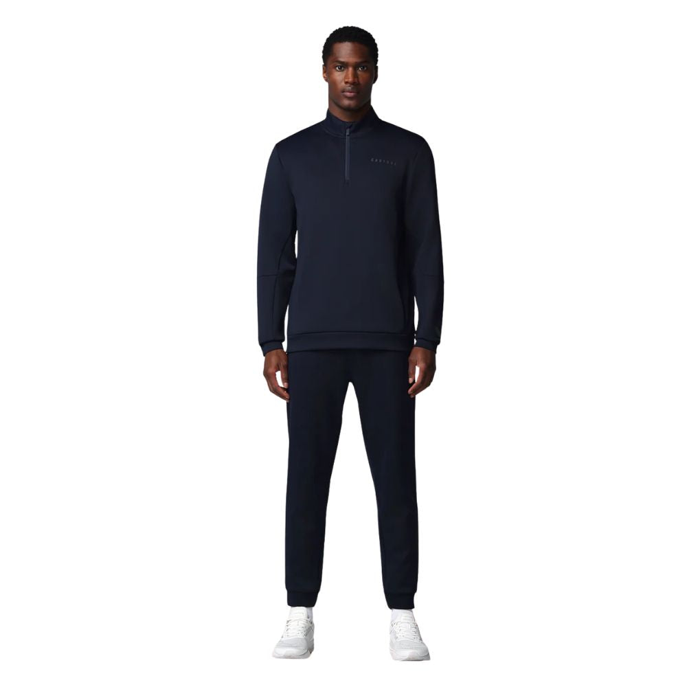 Castore Flex Long Sleeve Golf Quarter Zip Sweatshirt - Navy / Pewter