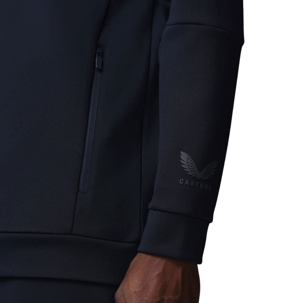 Castore Flex Long Sleeve Golf Quarter Zip Sweatshirt - Navy / Pewter