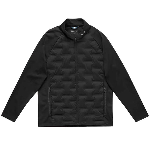 Castore Pinnacle Mens Hybrid Golf Jacket 2025 - Black / Mid Grey