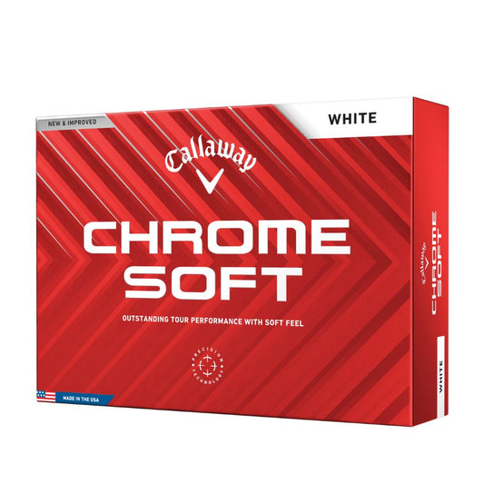 Callaway Golf Chrome Soft Golf Balls 2024 - White White  