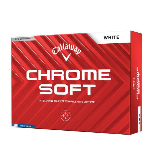 Callaway Golf Chrome Soft Golf Balls - White White