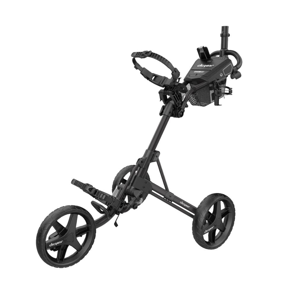 Clicgear 4.5 Premium 3 Wheel Golf Push Trolley 2026 - Black Black