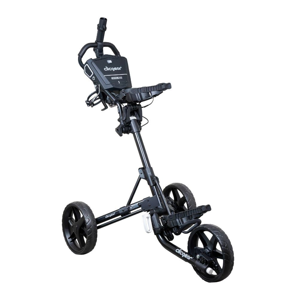 Clicgear 4.5 Premium 3 Wheel Golf Push Trolley 2026 - Black