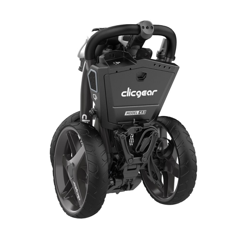 Clicgear 4.5 Premium 3 Wheel Golf Push Trolley 2026 - Black