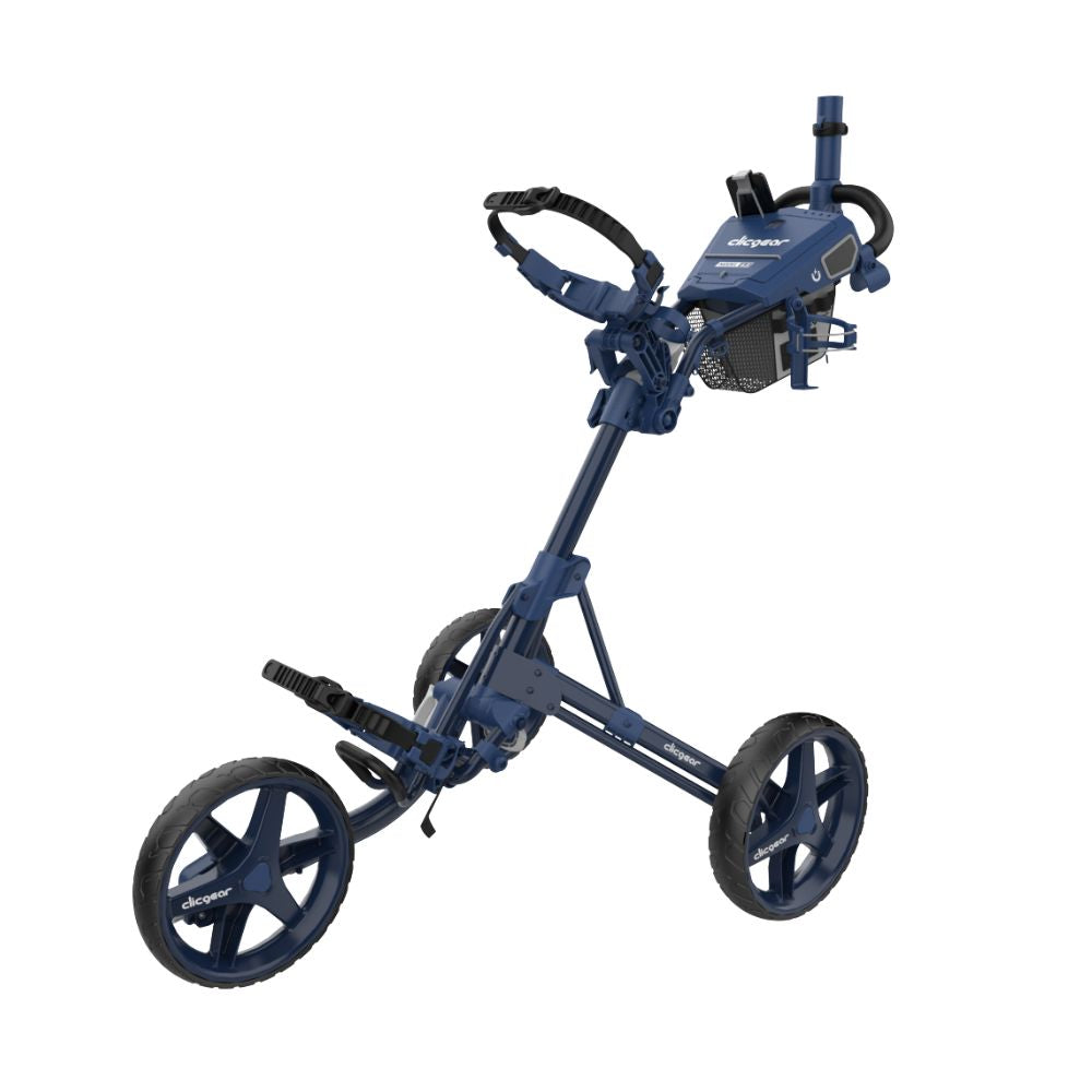 Clicgear 4.5 Premium 3 Wheel Golf Push Trolley 2026 - Navy Navy
