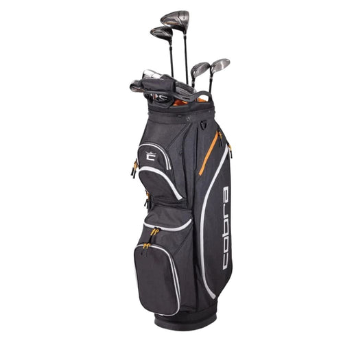 Cobra FLY XL 2 11 Piece Men's Golf Package Set - Cart Bag Right Hand Regular Flex