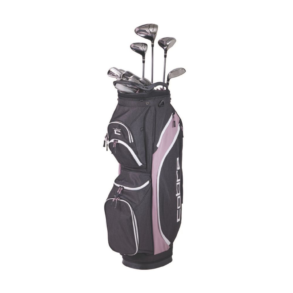 Cobra FLY XL 2 11 Piece Ladies Golf Package Set - Cart Bag Right Hand Ladies Flex