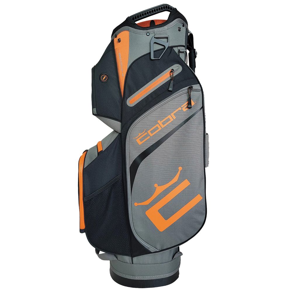 Cobra Golf Signature Cart Bag - 90965901 Castlerock / PUMA Black / Fluo Orange