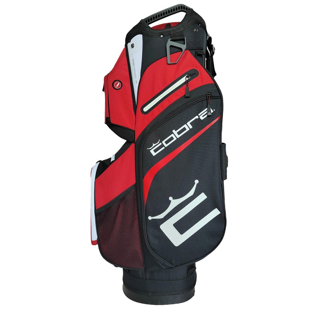Cobra Golf Signature Cart Bag - 90965902 PUMA Black / High Risk Red / Bright White