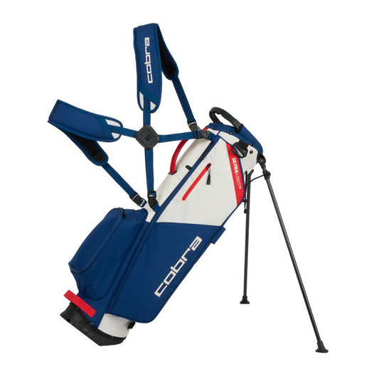 Cobra Golf Ultralight 2 Carry Bag 2026 - 90990705 Estate Blue / Sugared Almond / Pop Red