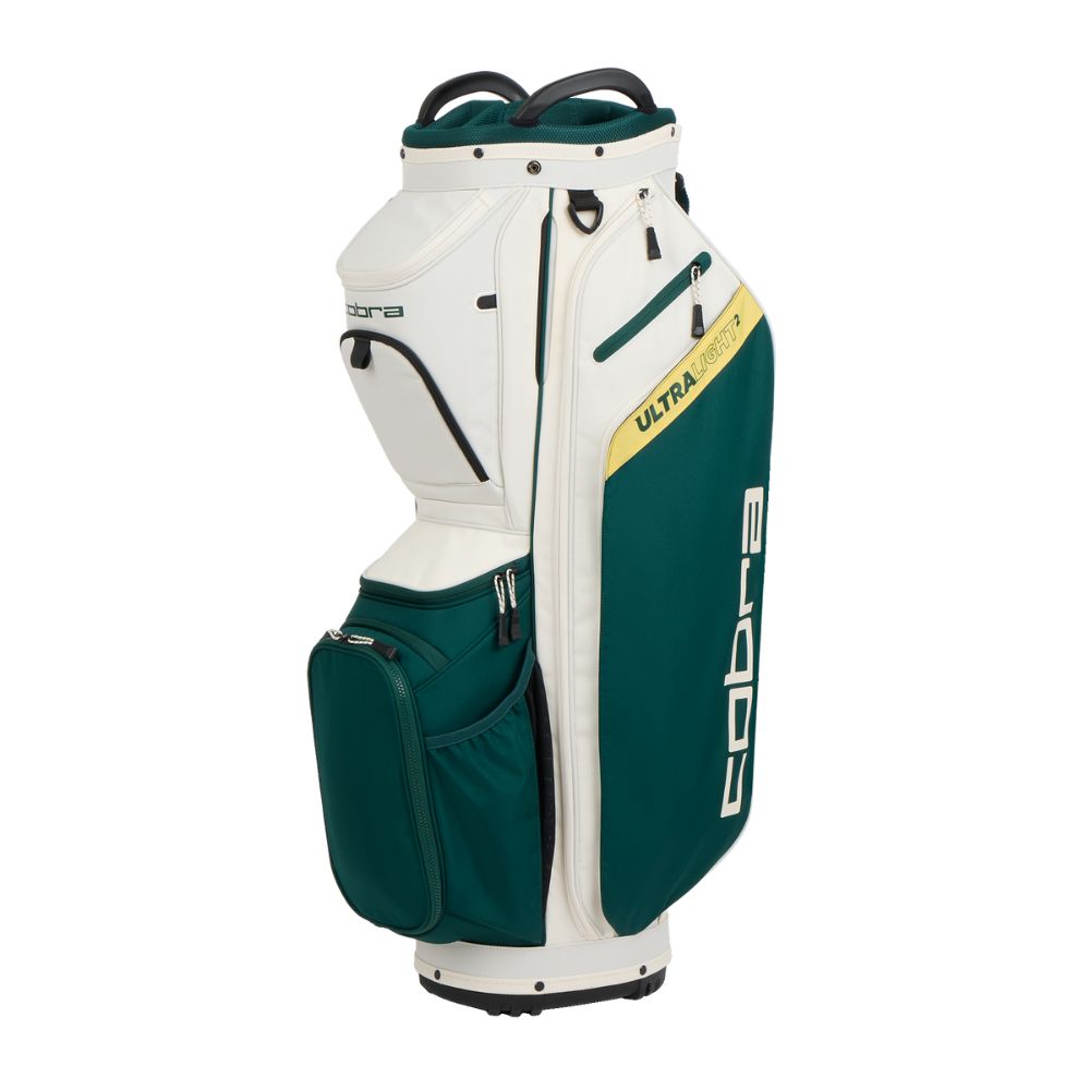 Cobra Golf Ultralight 2 Cart Bag 2026 - 90990906 Sugared Almond / Dark Mrytle / Sunny Yellow