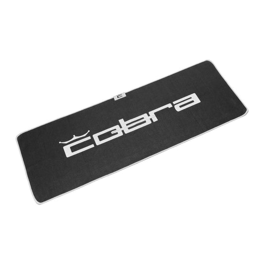 Cobra Microfiber Tour Golf Towel - Black Black