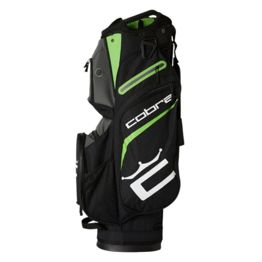 Cobra Signature Golf Cart Bag - Black / Grey / Fluoro Green Black / Grey / Fluoro Green