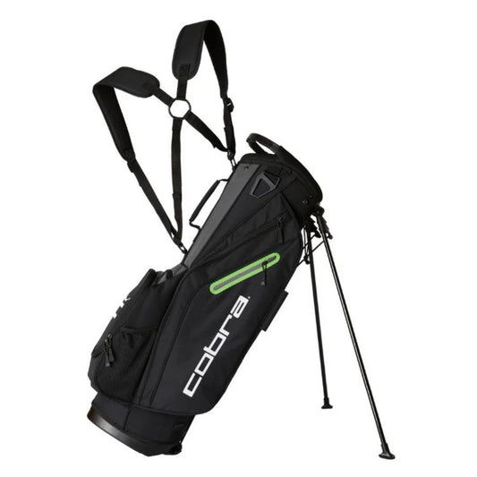Cobra Signature Golf Stand Bag - Black / Grey / Fluoro Green Black / Grey / Fluoro Green