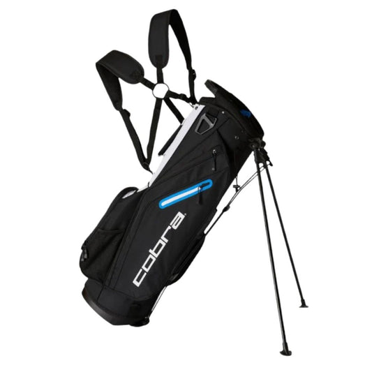 Cobra Signature Golf Stand Bag - Black / White / Vivid Blue Black / White / Vivid Blue