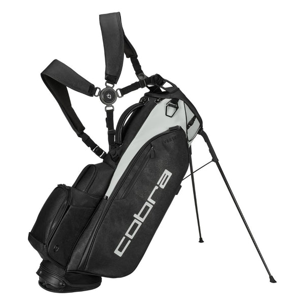 リッキーさん専用Cobra Vessel スタンドゴルフバッグ 黒/白 Cobra x Vessel Staff Tour Golf Stand Bag 2025 – Major Golf Direct