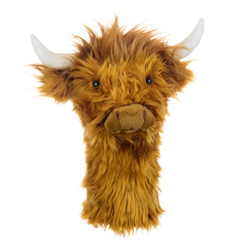 Daphne's Highland Cow Golf Driver Headcover Brown