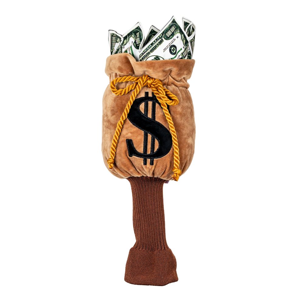 Daphne's Money Bag Golf Driver Headcover Brown