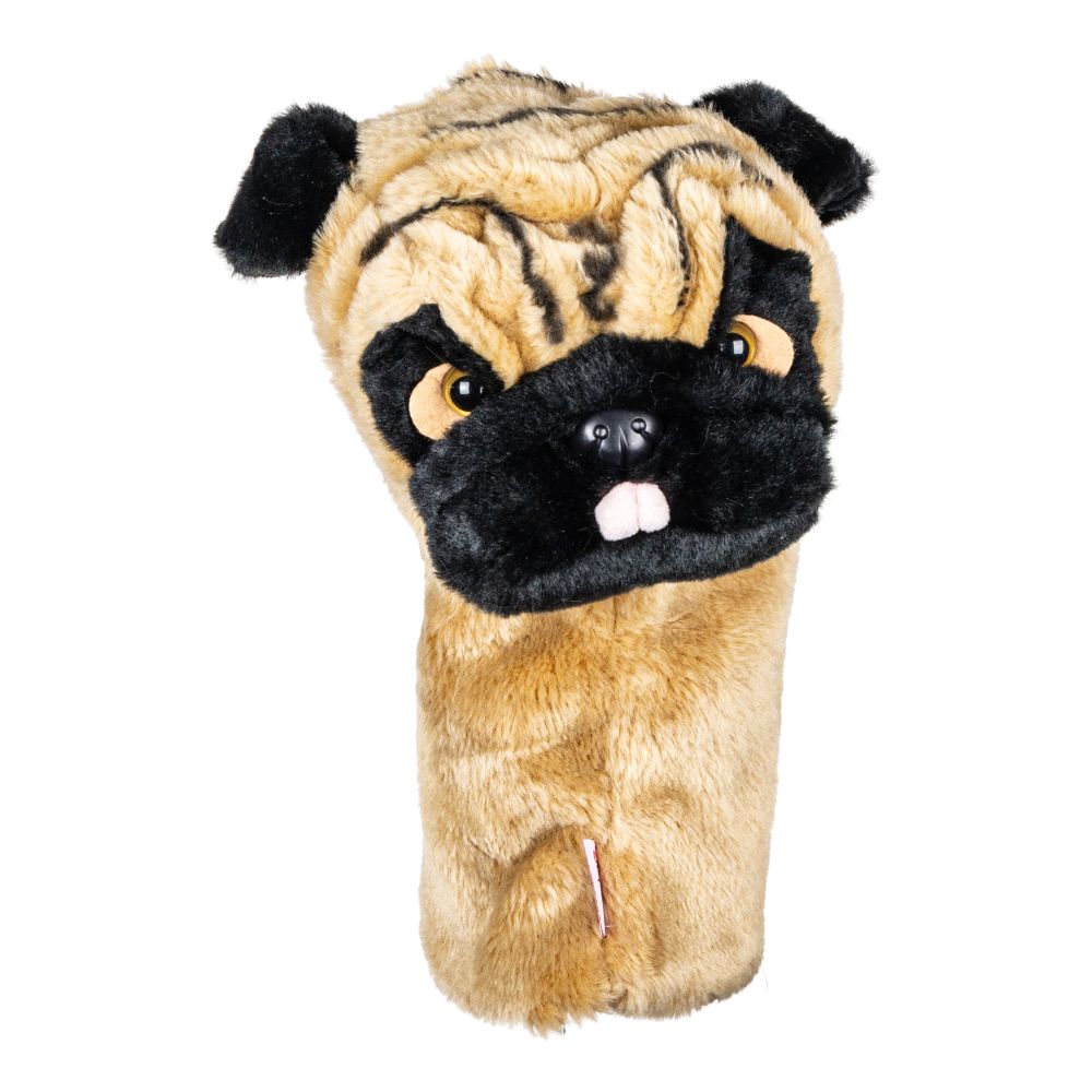 Daphne's Pug Golf Driver Headcover Beige