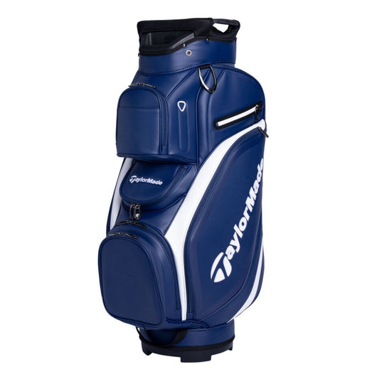 TaylorMade Deluxe Golf Cart Bag 2025 V9773401 - Navy / White Navy / White