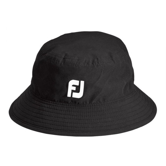 Footjoy Dryjoys Tour Bucket Hat 35809 - Black Black M 