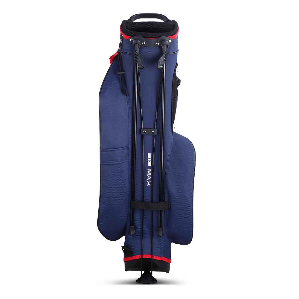 Big Max Dri Lite Seven G Golf Stand Bag 2024 - White Navy Red   