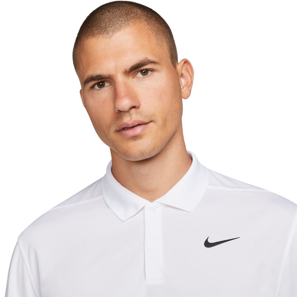 Nike Dri-FIT Victory Solid Long Sleeve Golf Polo Shirt 2025 - DN2344-100