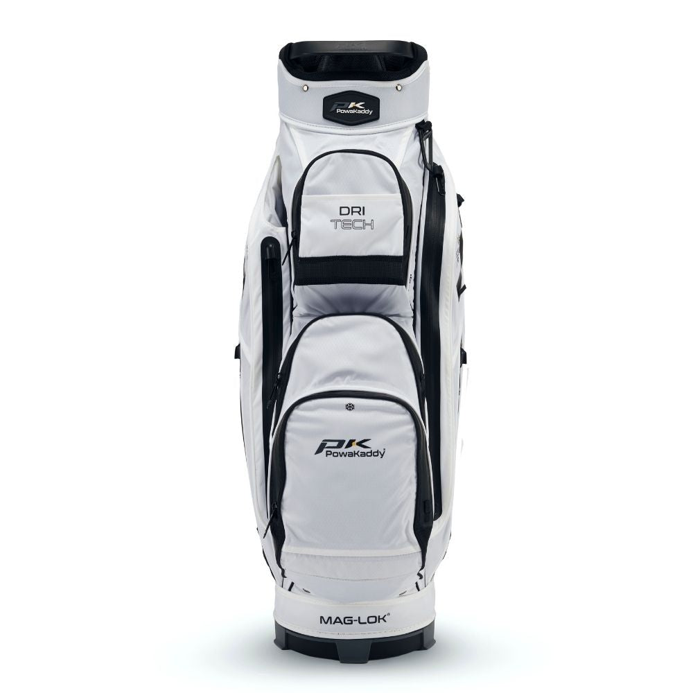 PowaKaddy Dri Tech Golf Cart Bag - White Black