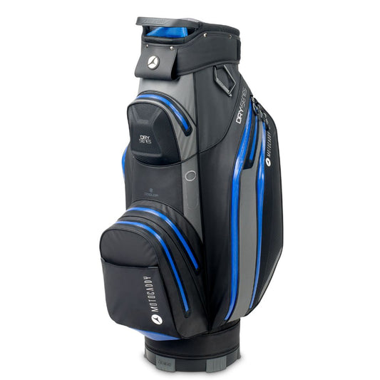 Motocaddy Dry Series Deluxe Golf Cart Bag - Charcoal Blue Charcoal/Blue