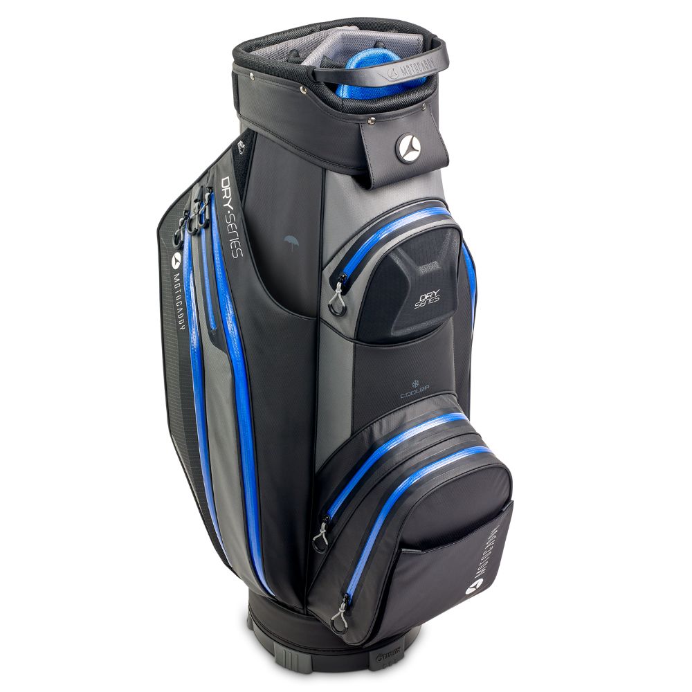 Motocaddy Dry Series Deluxe Golf Cart Bag - Charcoal Blue