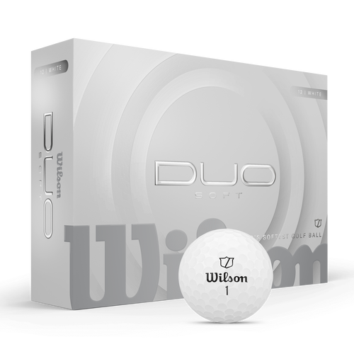 Wilson Golf Duo Soft Golf Balls - White