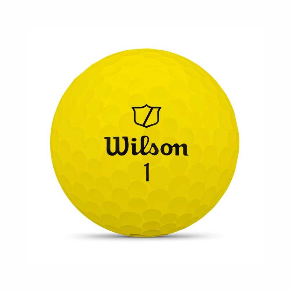 Wilson Golf Duo Soft Golf Balls 2025 - Yellow