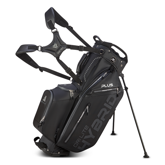 Big Max Dri Lite Hybrid Plus Golf Stand Bag - Black Black