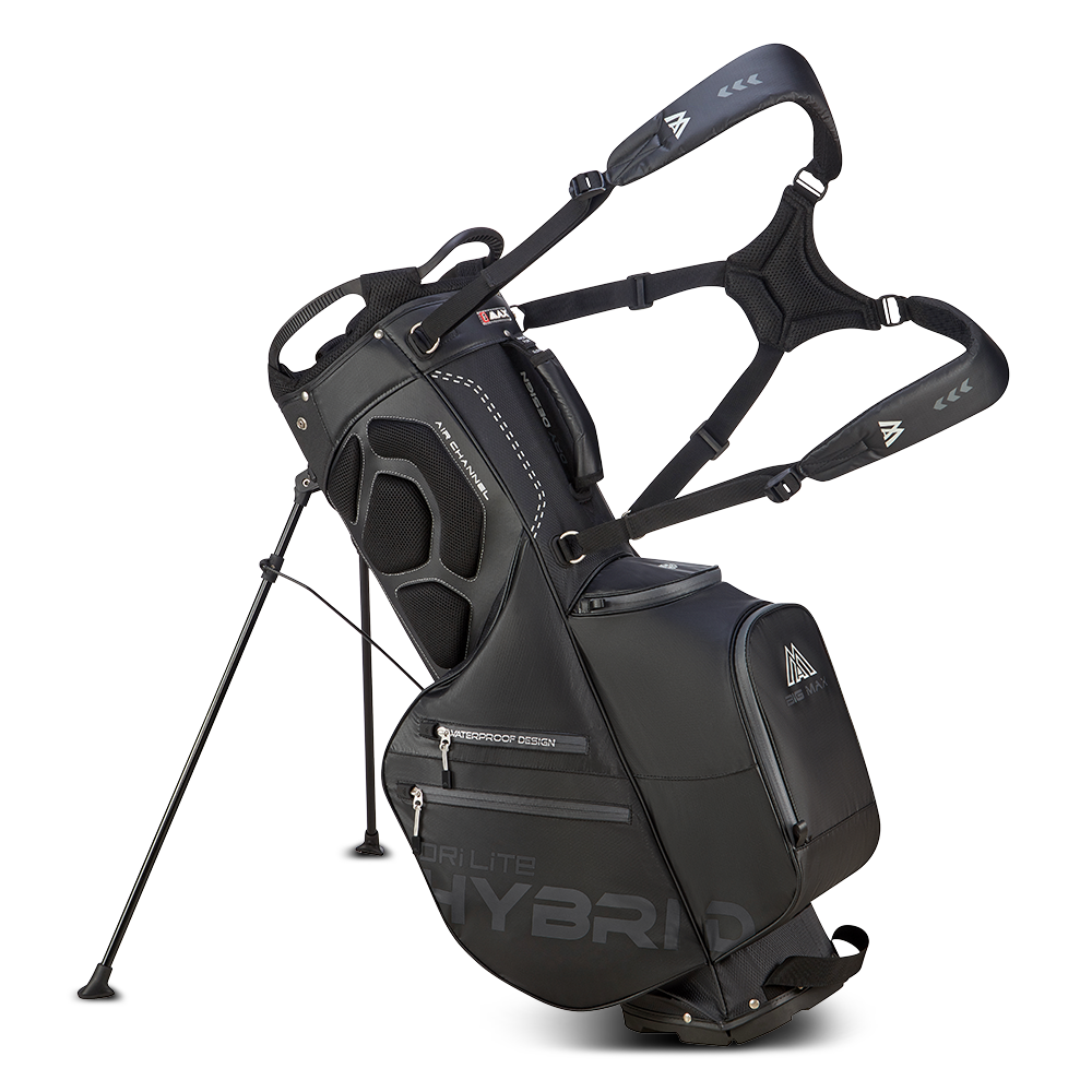 Big Max Dri Lite Hybrid Plus Golf Stand Bag - Black