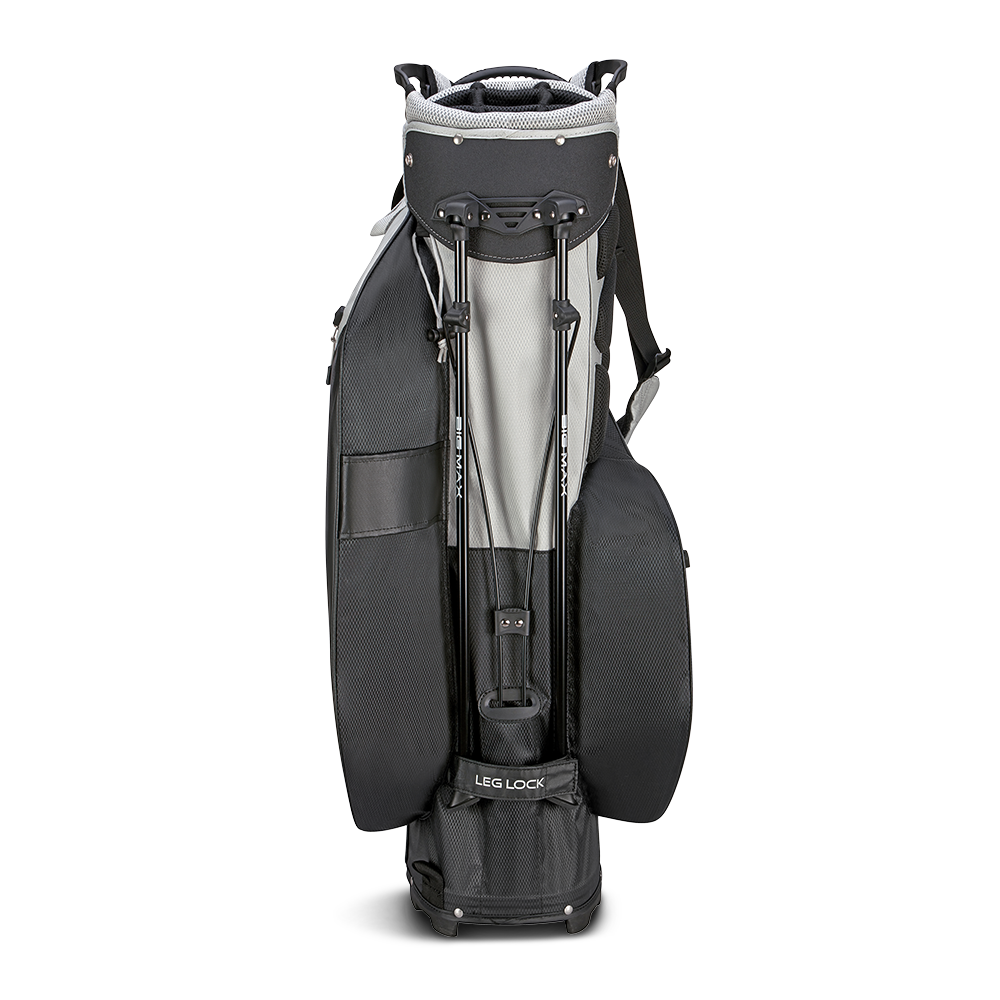 Big Max Dri Lite Hybrid Plus Golf Stand Bag 2024 - Black Grey   