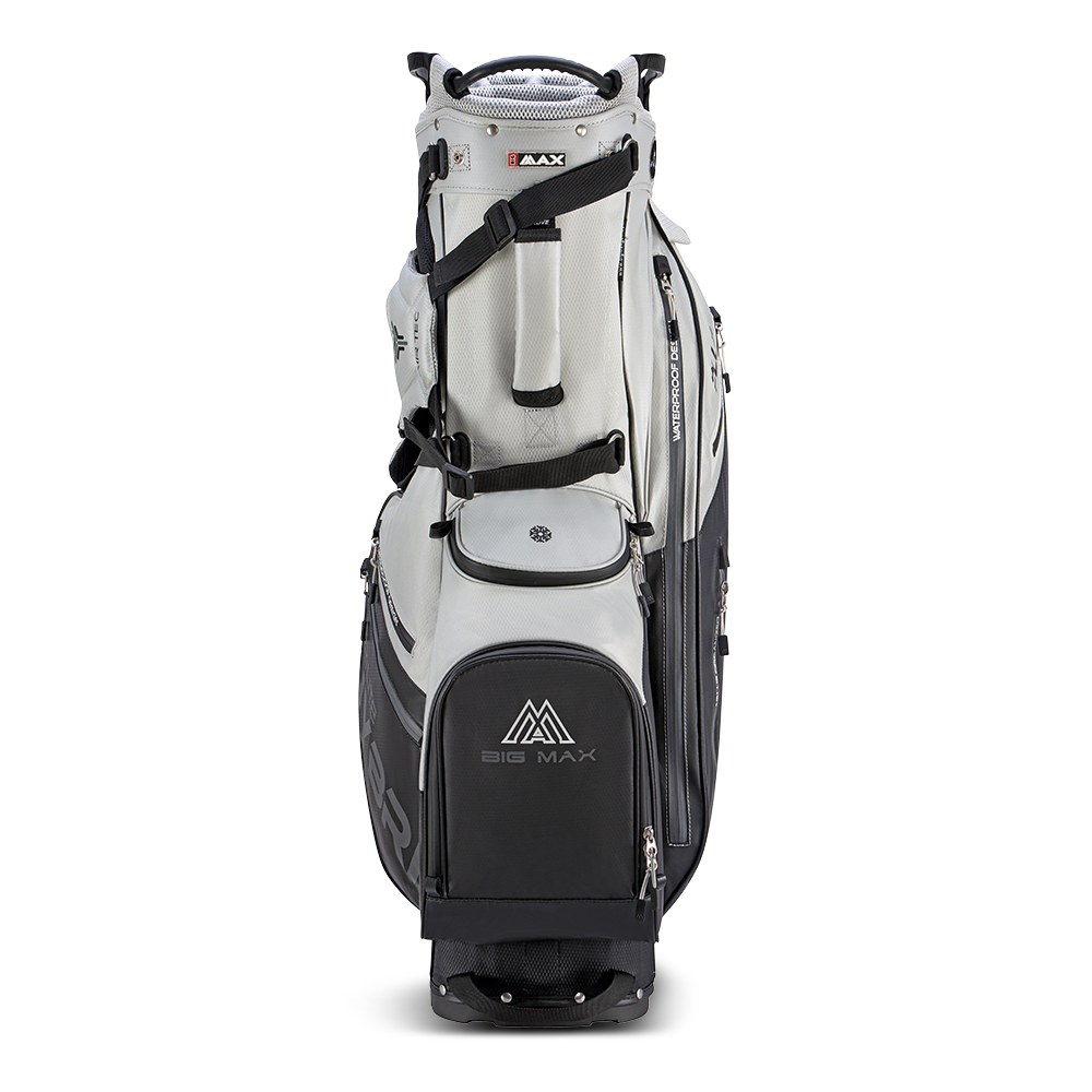 Big Max Dri Lite Hybrid Plus Golf Stand Bag 2024 - Black Grey   