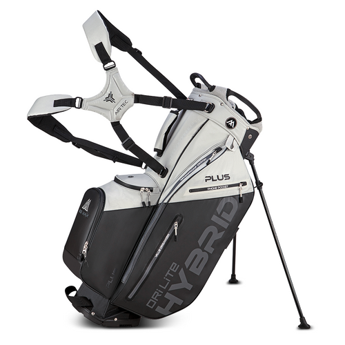 Big Max Dri Lite Hybrid Plus Golf Stand Bag - Grey / Black Grey / Black