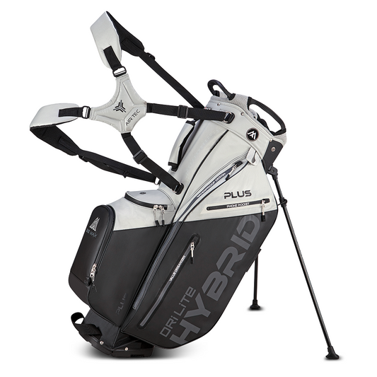 Big Max Dri Lite Hybrid Plus Golf Stand Bag 2024 - Grey Black Grey / Black  