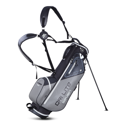 Big Max Dri Lite Seven G Golf Stand Bag - Black Grey Grey/Black