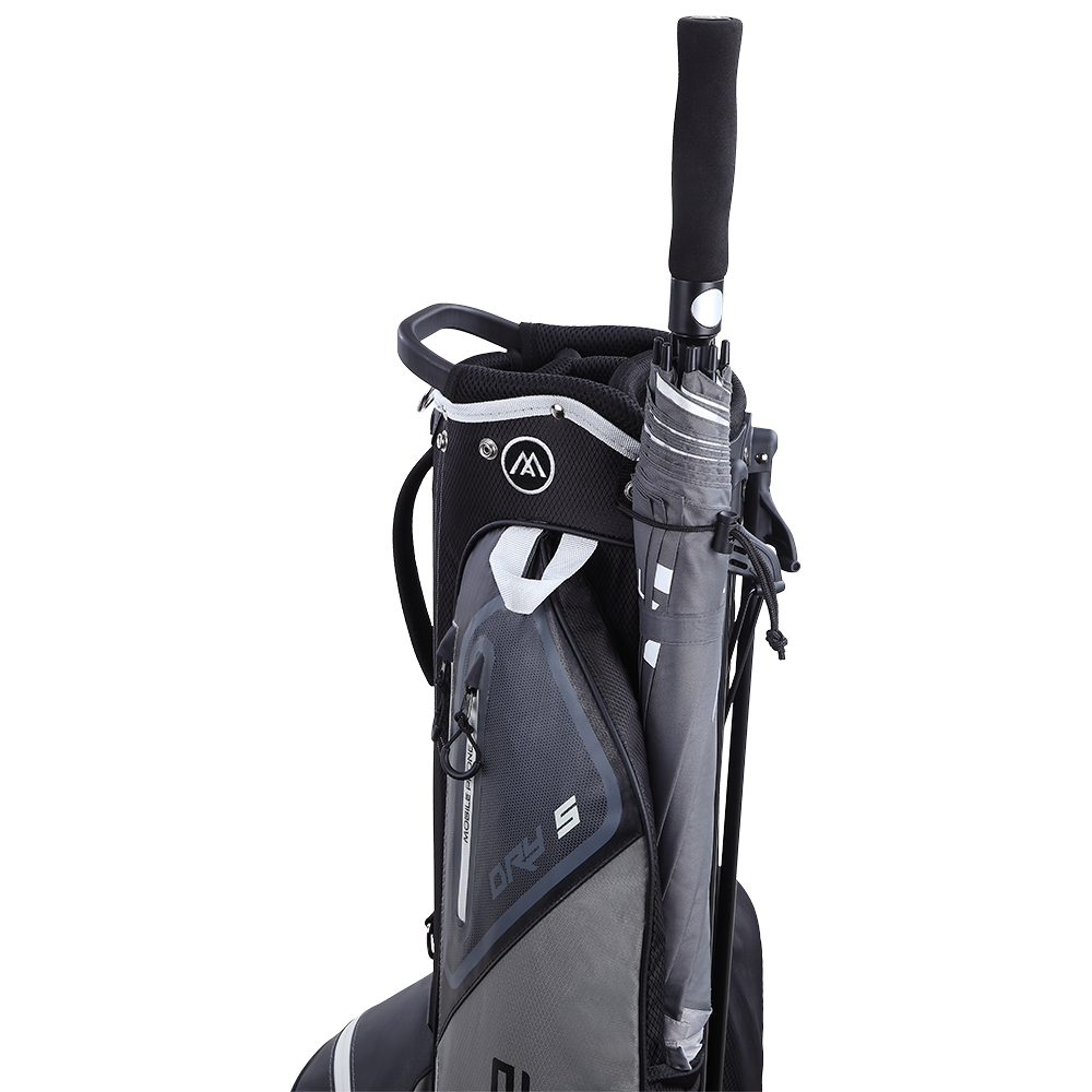 Big Max Dri Lite Seven G Golf Stand Bag - Black Grey