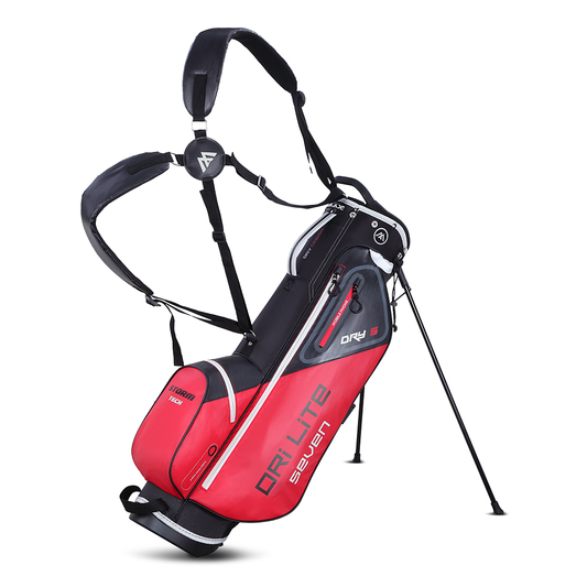 Big Max Dri Lite Seven G Golf Stand Bag - Red Black Red / Black